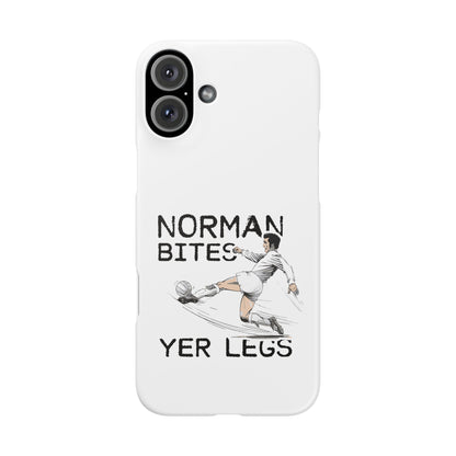 Leeds United Norman Bites "YER  LEGS" Snap Case
