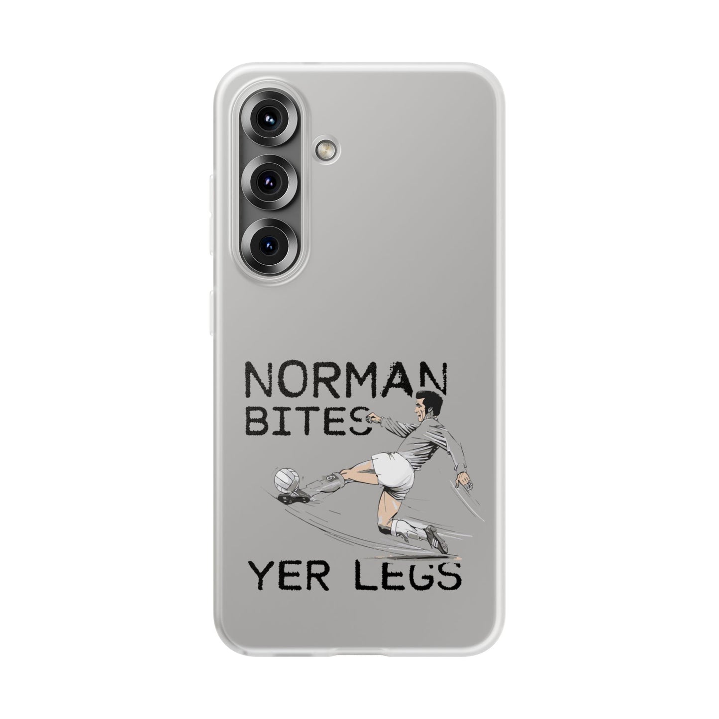 LUFC Norman Bites 'YER LEGS’ Flexi  Case