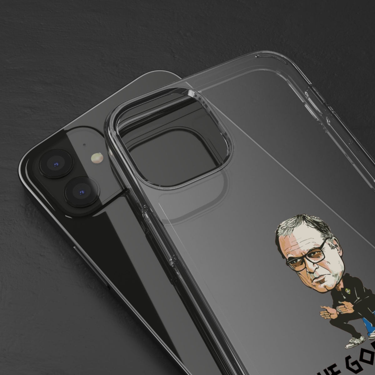 Clear Phone Case - Cartoon Bielsa the Godfather