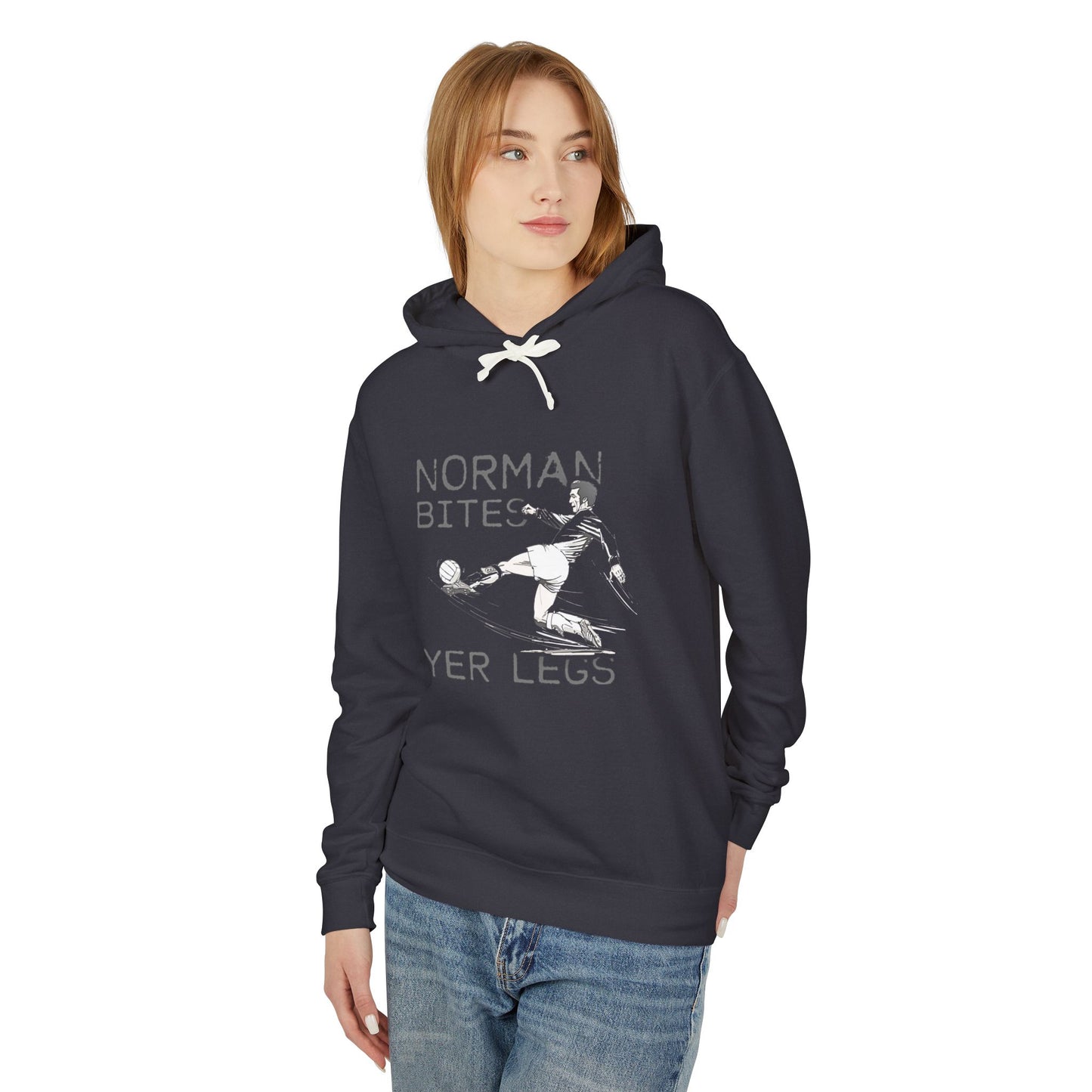 LUFC “Norman Bites Yer Legs” Hoodie