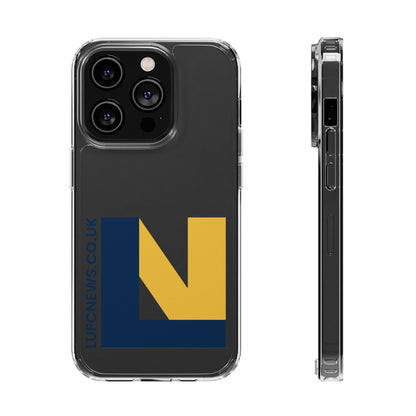 Leeds United “LUFCNEWS.CO.UK”  Clear Impact-Resistant Case - Lufcnews.co.uk