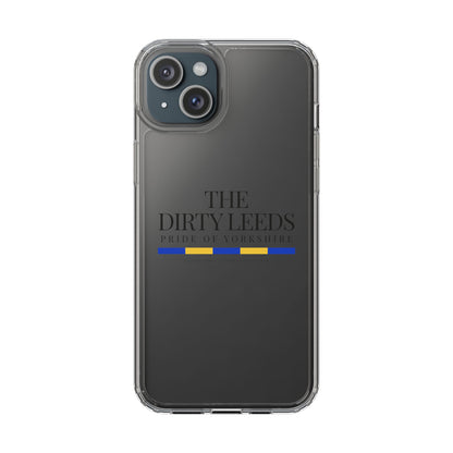 LUFC “The Dirty Leeds: Pride of  Yorkshire” Clear Phone Case - Lufcnews.co.uk