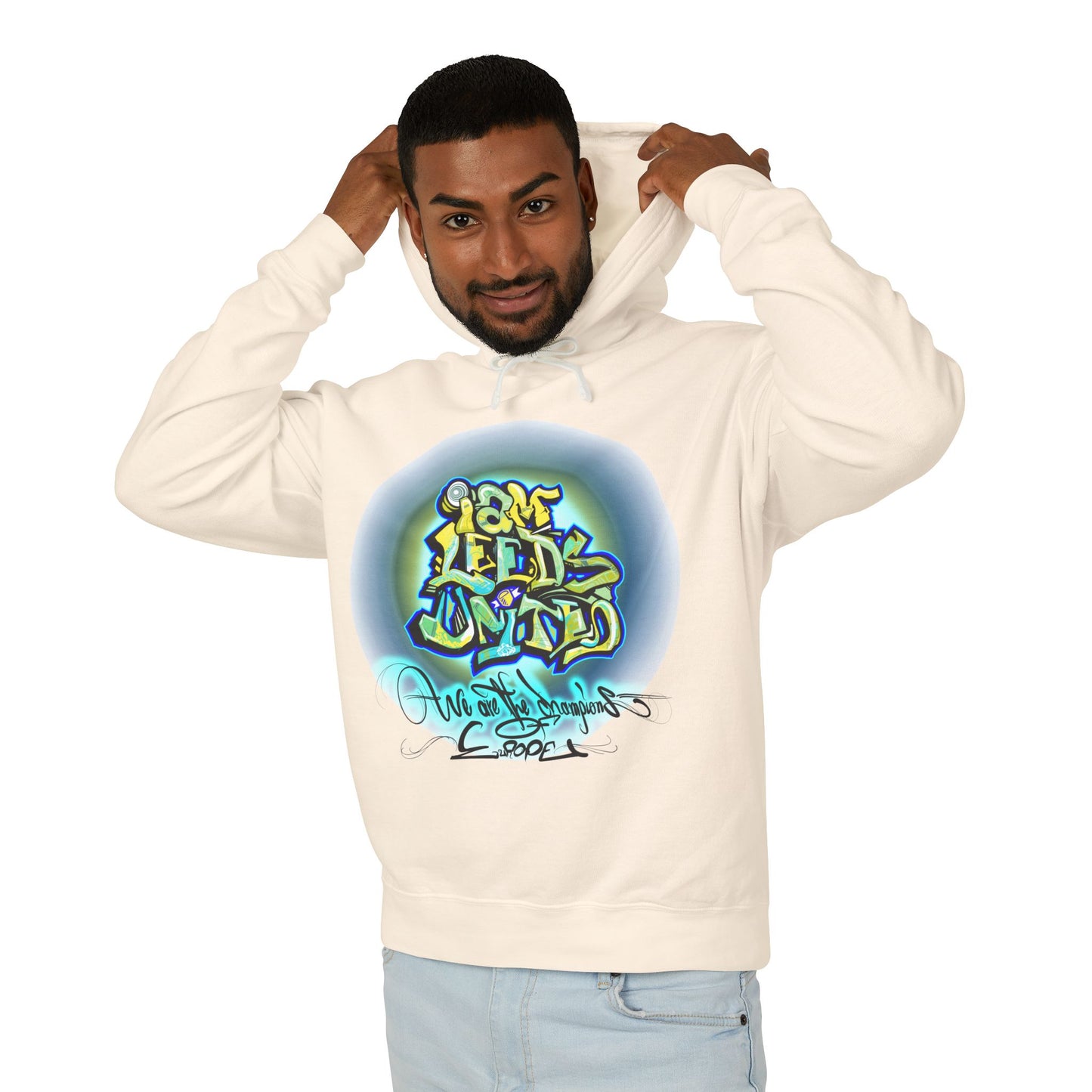 LUFC "I am Leeds United" Hoodie  Lightweight Unisex