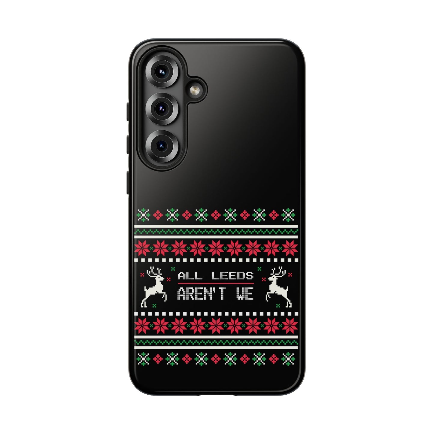 LUFC 'All Leeds Aren't We' Phone  Case: Christmas Edition