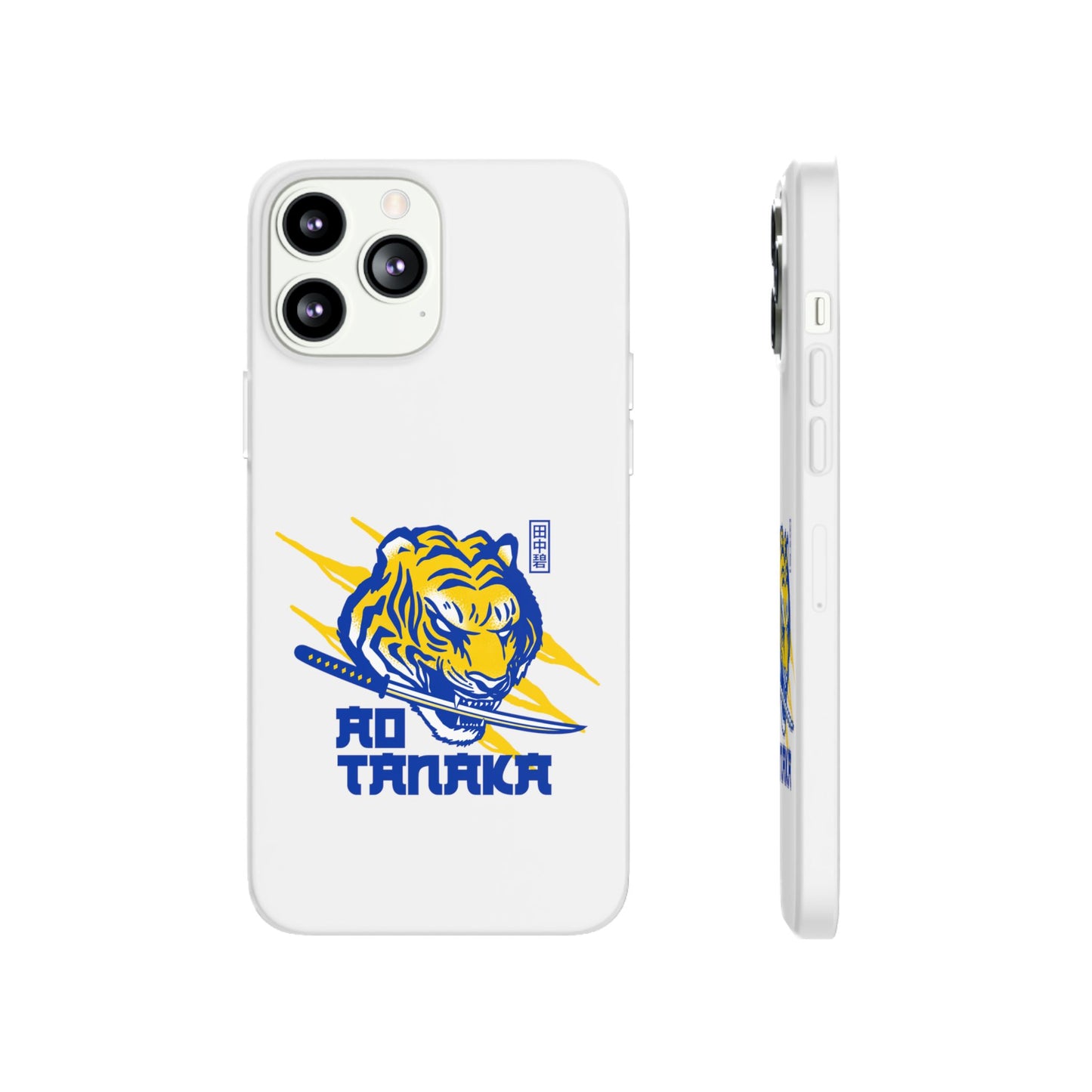 LUFC 'AO TANAKA' Retro Football:  Flexi Case