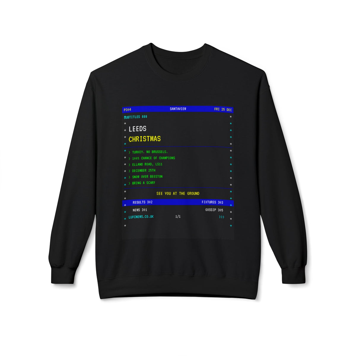 Leeds Santaview Christmas Jumper