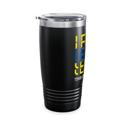LUFC “Leeds The Champions” 20oz  Insulated Tumbler: Stylish Travel Mug  for True Supporters