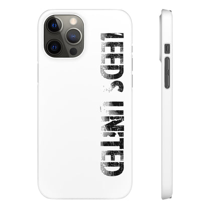 04 Snap Phone Case — "All Leeds Aren't We" Blue & Yellow Emblem