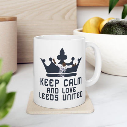 Keep calm and Love Leeds United mug