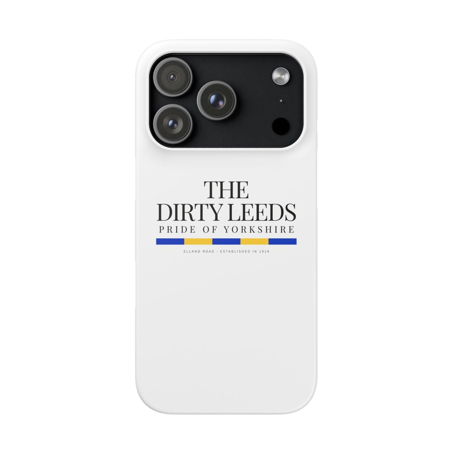 LUFC “The Dirty Leeds: Pride of  Yorkshire” Snap Case