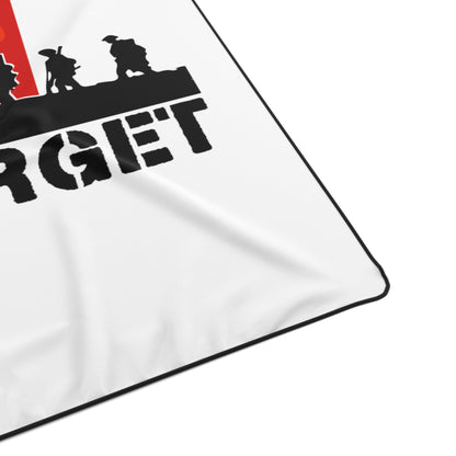 LUFC “Lest We Forget”  Remembrance Snuggle Blanket:  Tribute Design