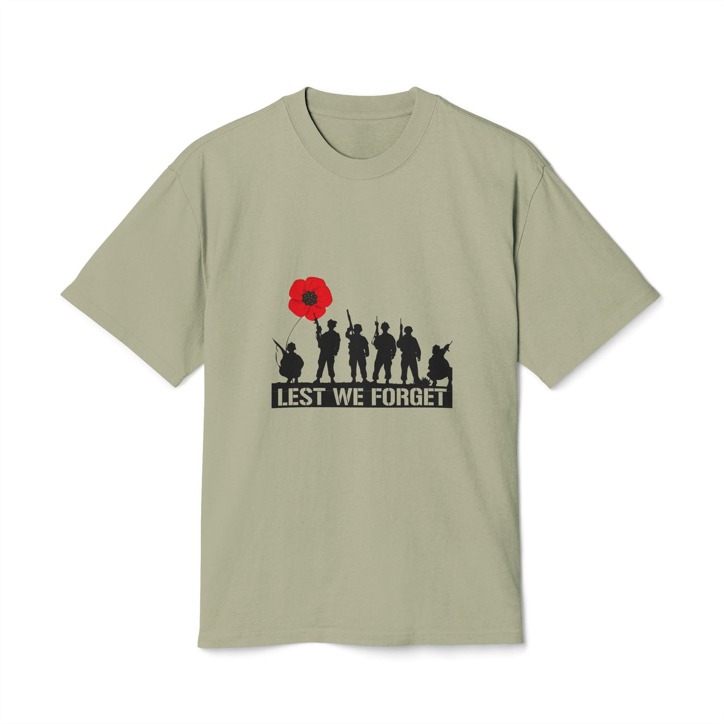 Leeds “Lest We Forget” Heavy Faded  Tee: Unisex Vintage Edition
