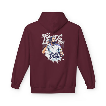 LUFC Softstyle Fleece Hoodie “LEEDS:  Dominic Calvert-Lewin” Midweight  Unisex - Lufcnews.co.uk