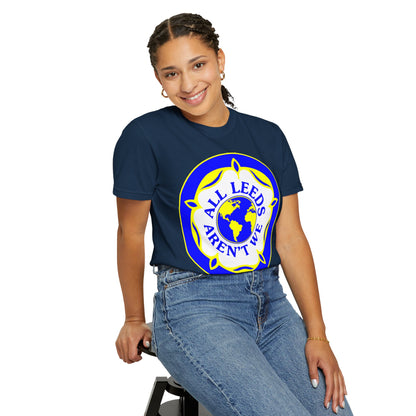 LUFC “All Leeds Aren’t We” Globe  Tee: Unisex Supporters Edition