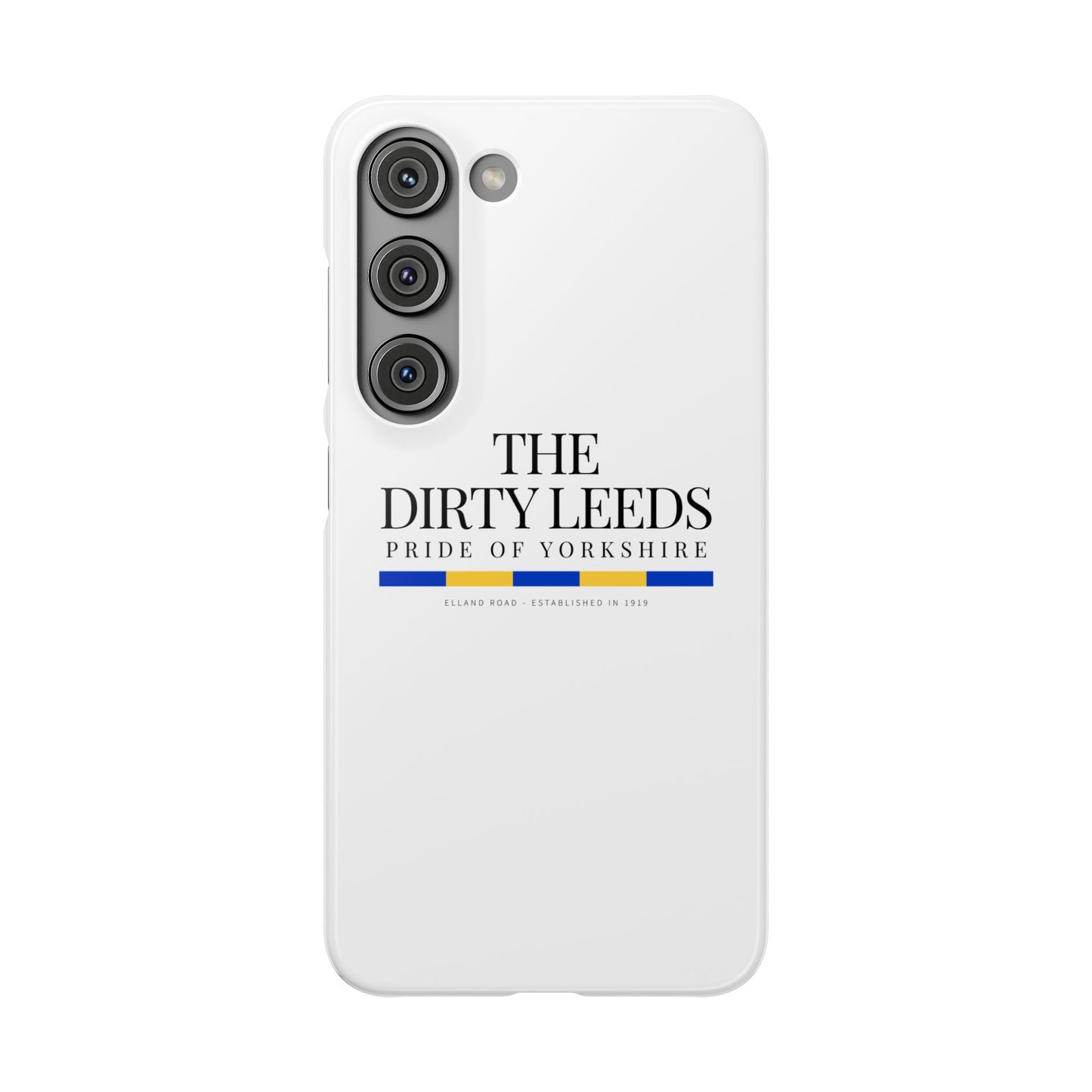 LUFC “The Dirty Leeds: Pride of  Yorkshire” Snap Case