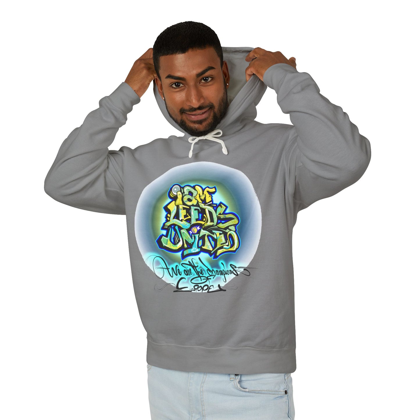 LUFC "I am Leeds United" Hoodie  Lightweight Unisex