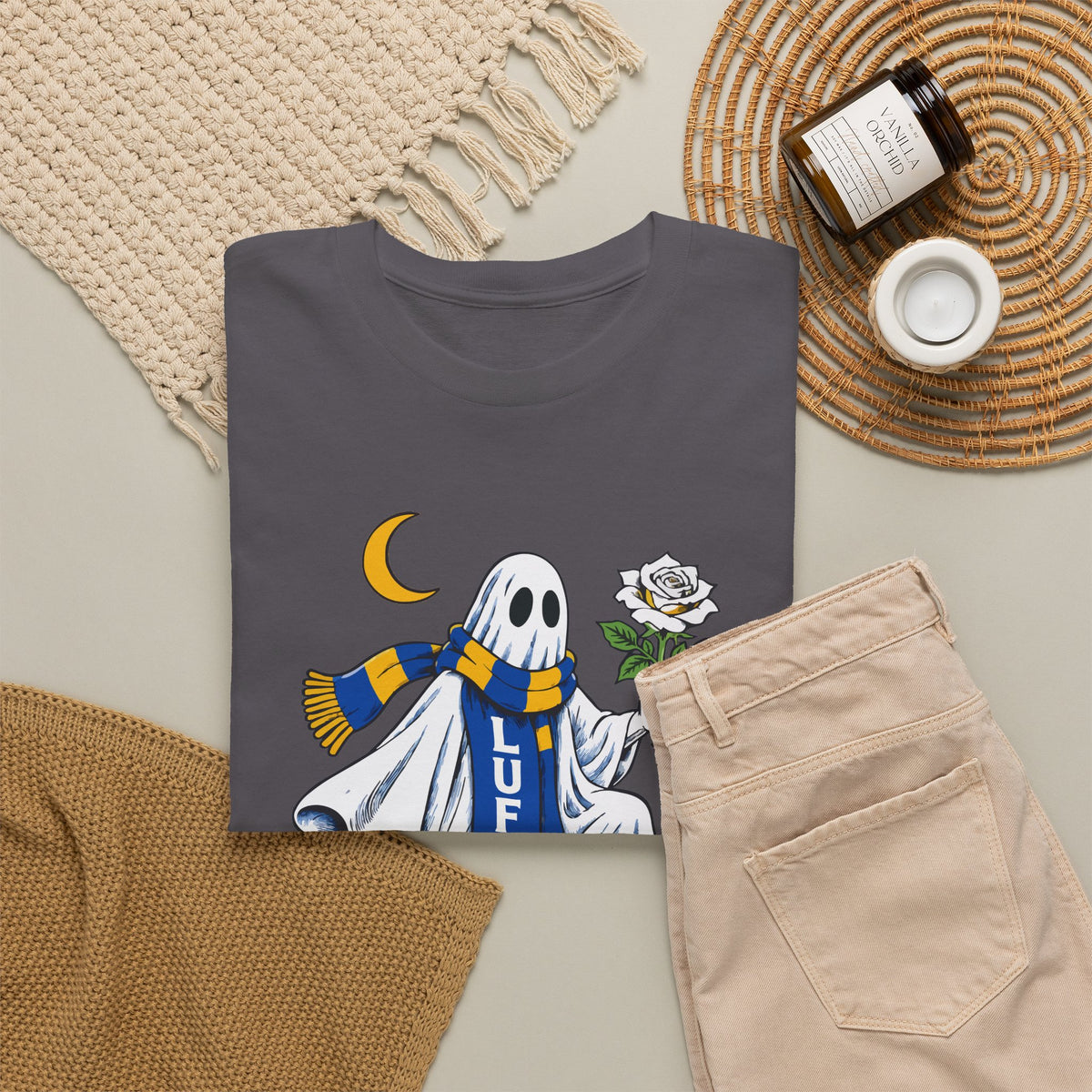 White Rose Phantom Halloween Leeds T-Shirt