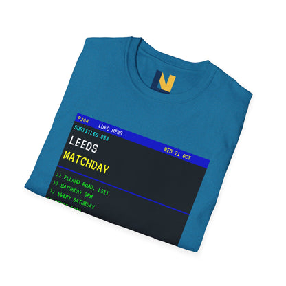Leeds Matchday Teletext T-Shirt