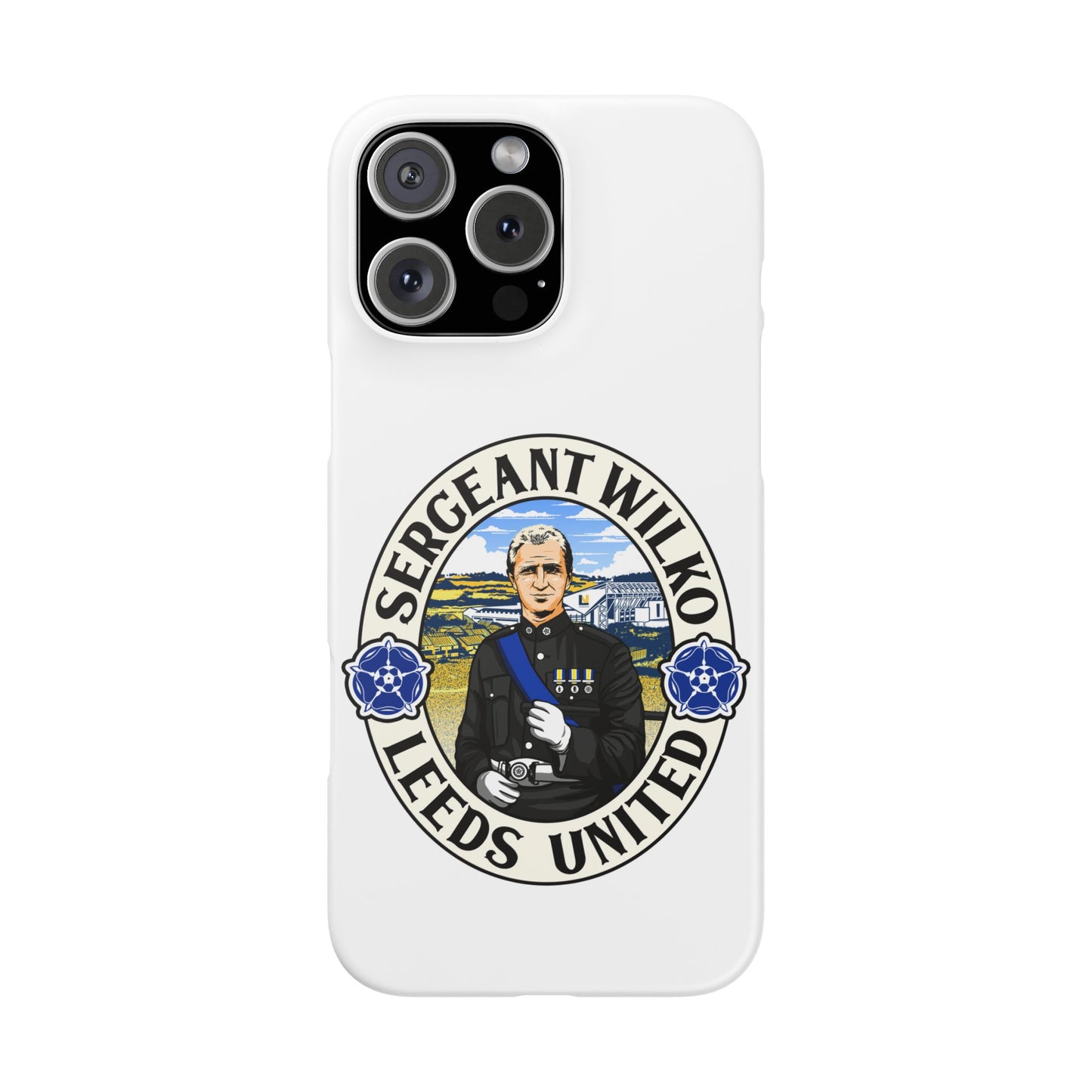 LUFC "SERGEANT WILKO" Leeds  United: Snap Case