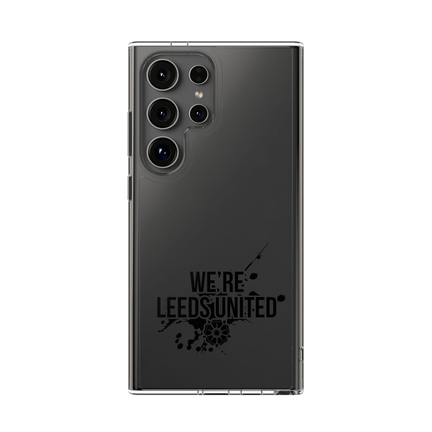 LUFC “We’re Leeds United” Clear  Impact-Resistant Case