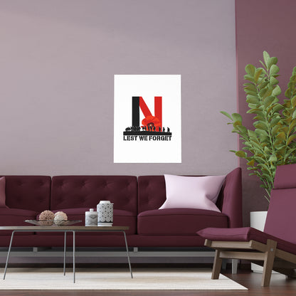 Leeds United “LEST WE FORGET”  Vibrant Silk Poster: Wall Art for Home  and Outdoors - Lufcnews.co.uk