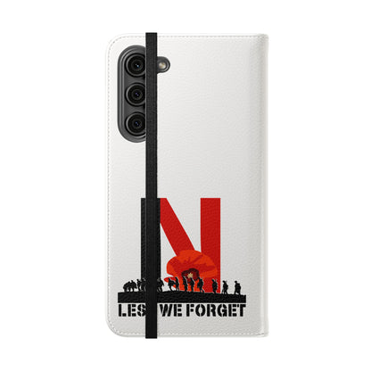 Leeds United "LEST WE FORGET"  Flip Case Phone Wallet