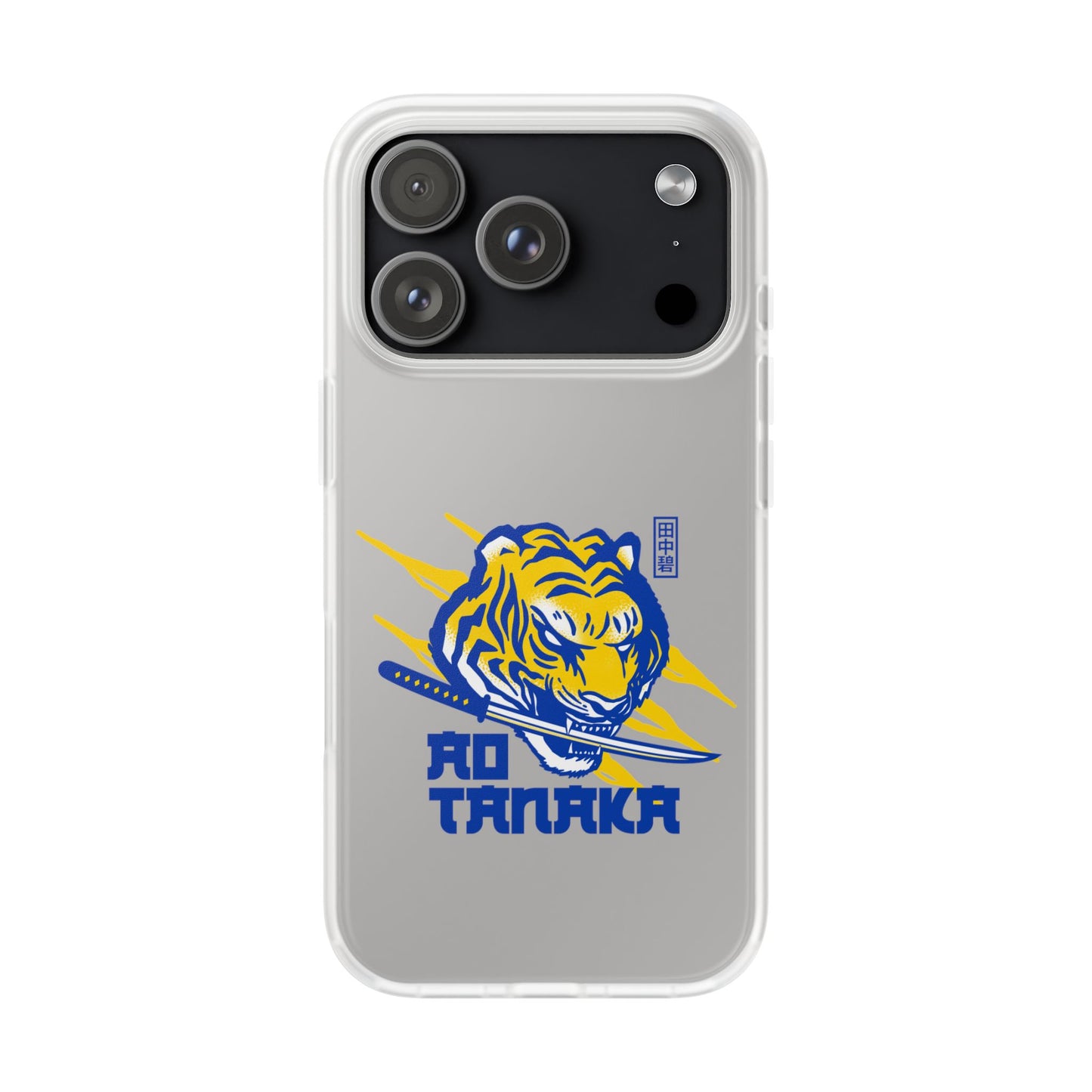 LUFC 'AO TANAKA' Retro Football:  Flexi Case