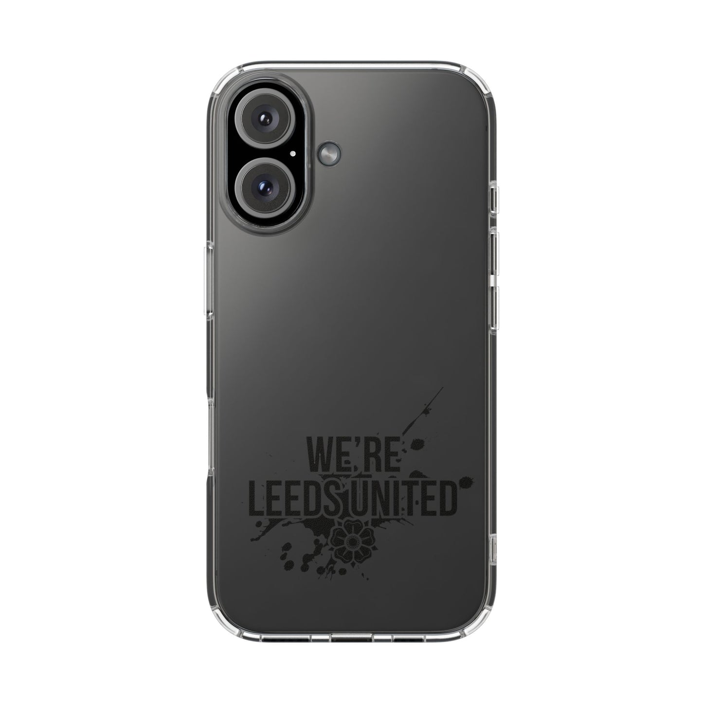 LUFC “We’re Leeds United” Clear  Impact-Resistant Case