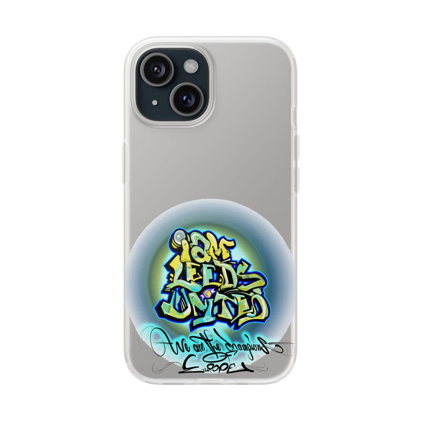 LUFC 'I Am LEEDS UNITED' Retro  Football: Flexi Case