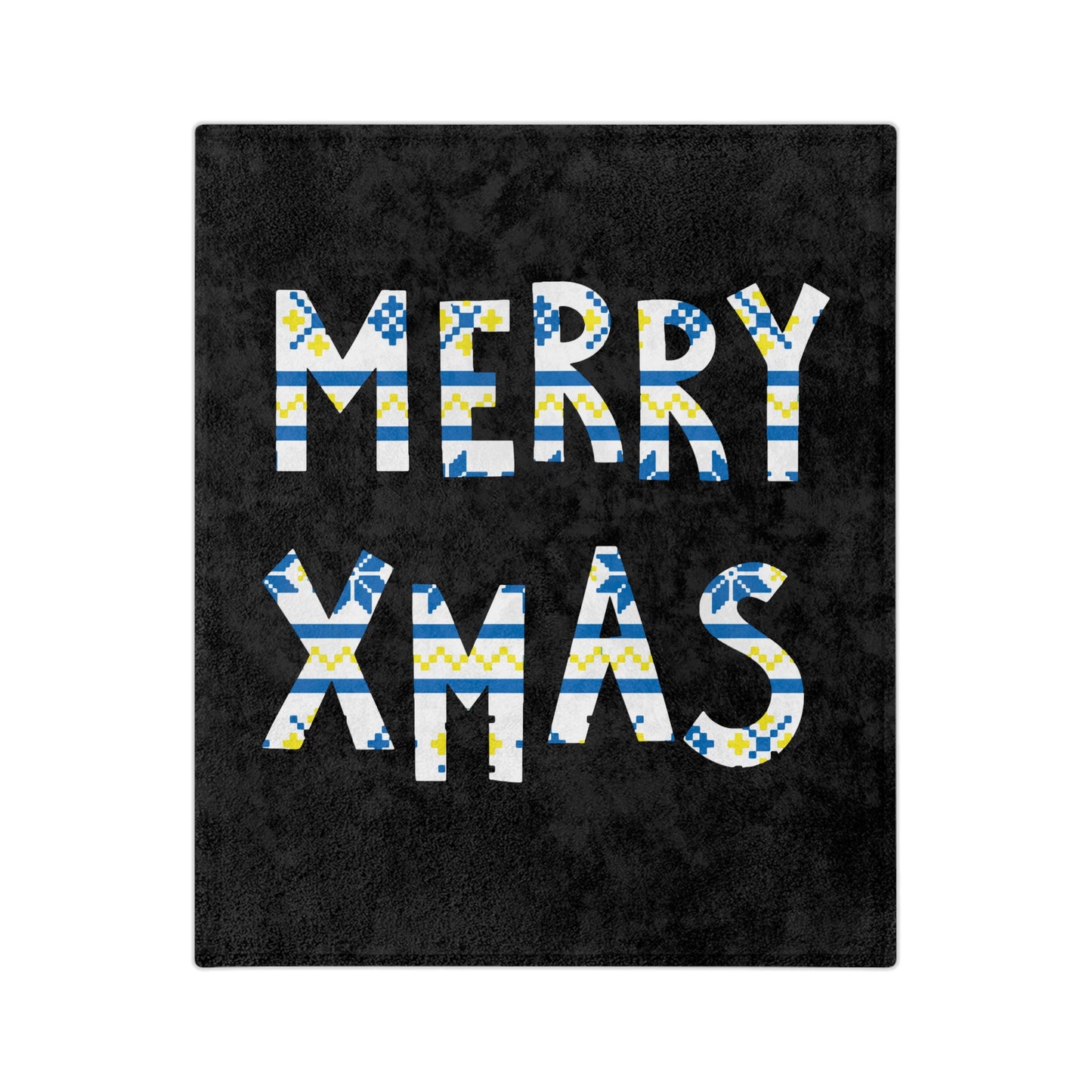 LUFC Christmas Velveteen Sports Blanket “MERRY XMAS” Christmas Edition