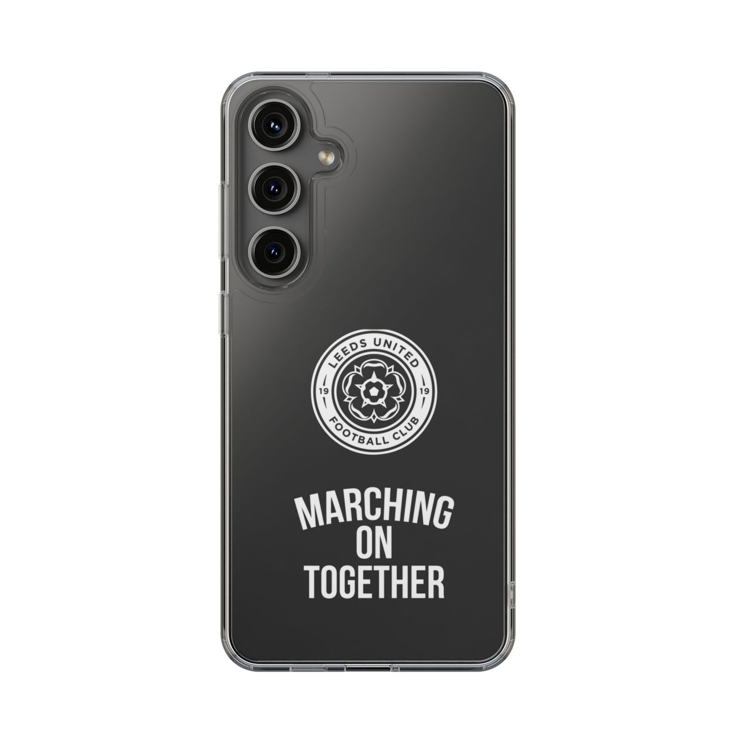 Leeds United “Marching On  Together” Clear Impact-Resistant  Case