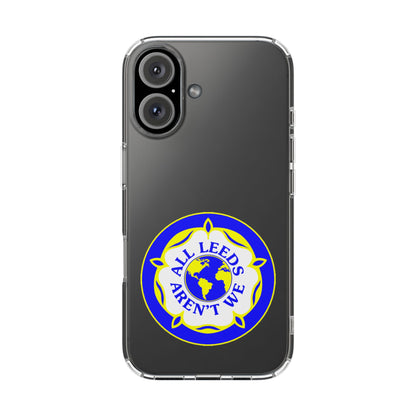 LUFC “All Leeds Aren’t We” Clear  Impact-Resistant Case - Lufcnews.co.uk