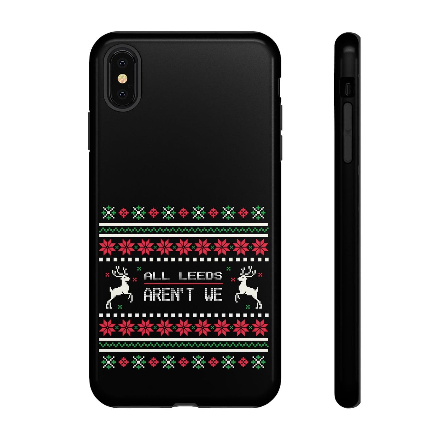 LUFC 'All Leeds Aren't We' Phone  Case: Christmas Edition