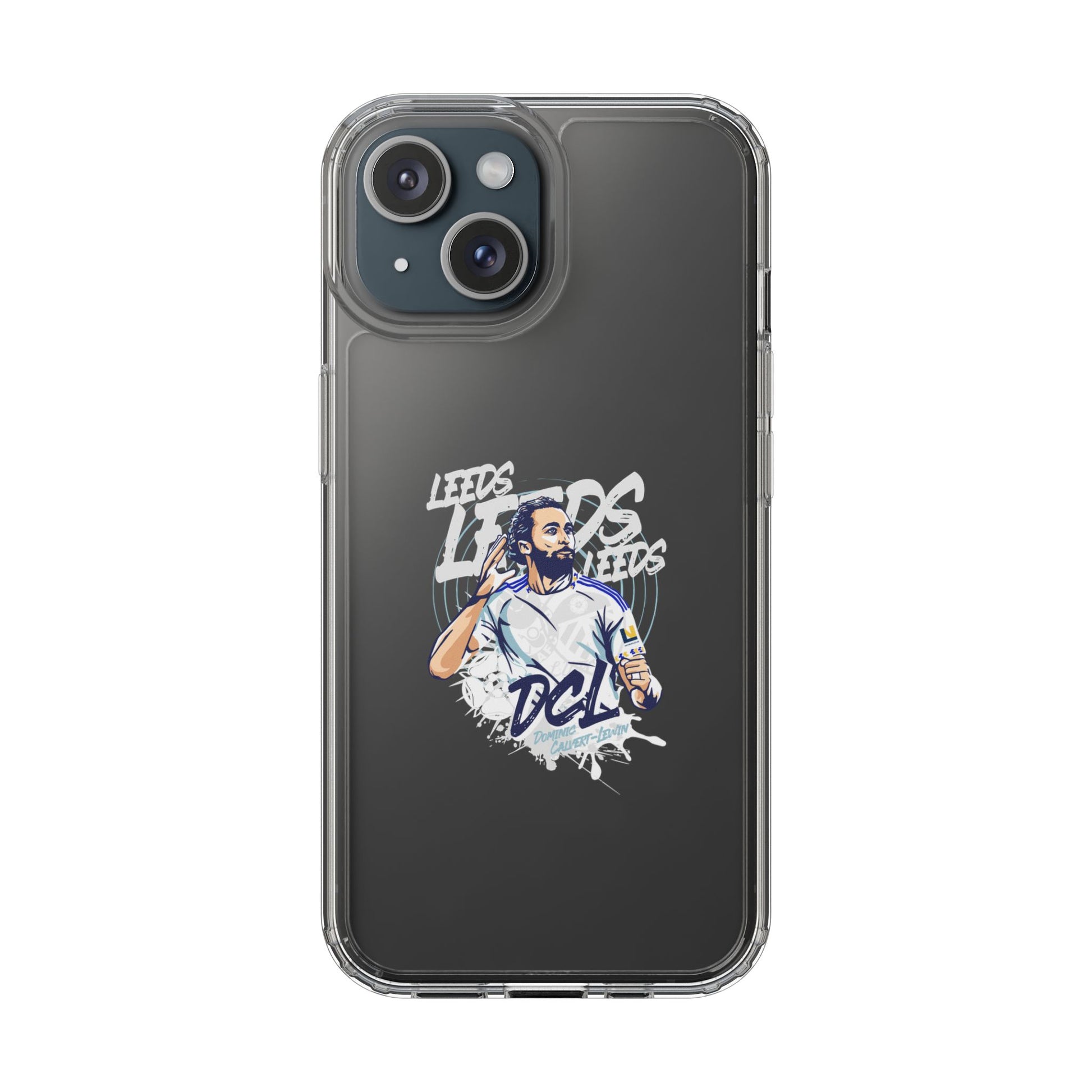 LUFC News “LEEDS: Dominic  Calvert-Lewin” Clear Phone Case - Lufcnews.co.uk