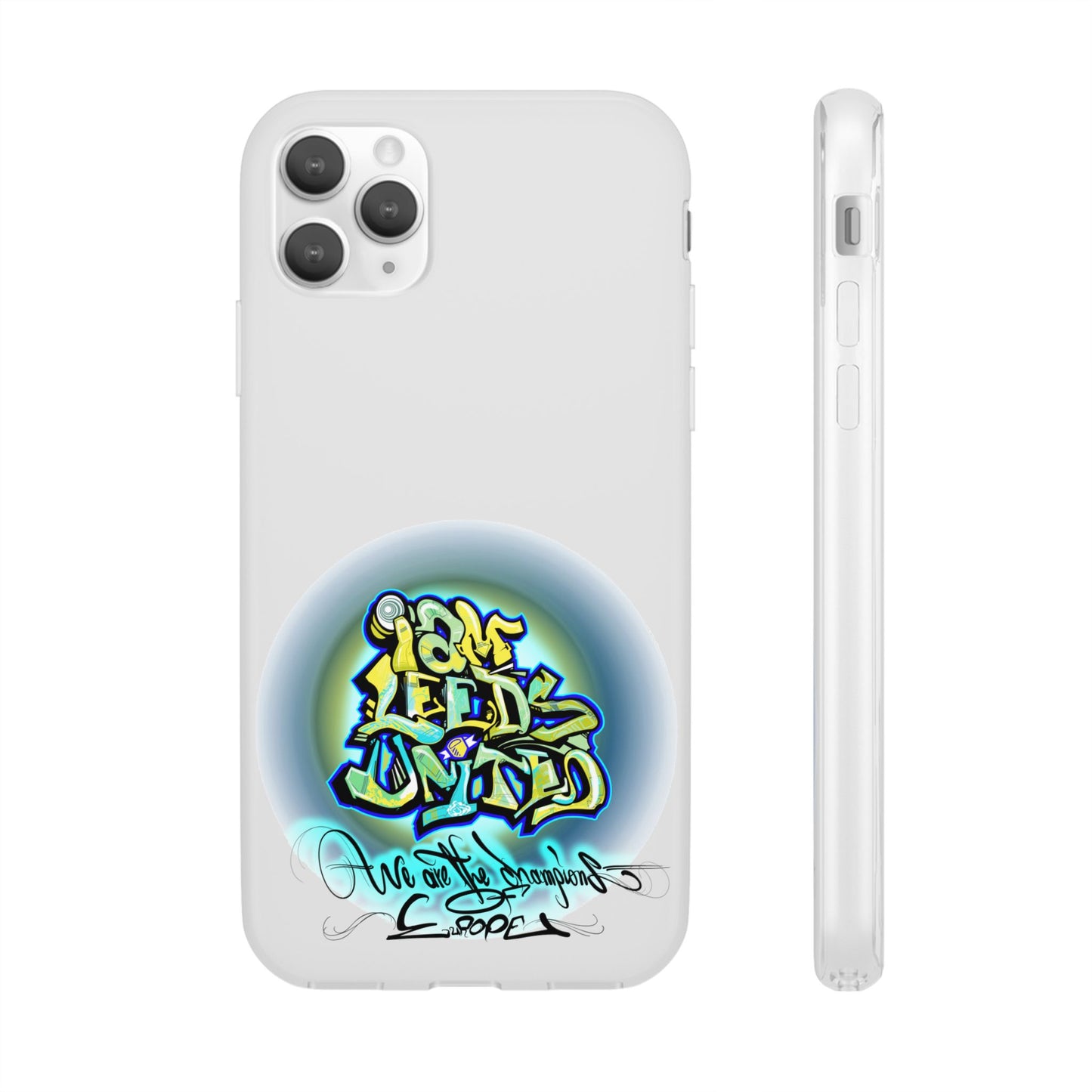 LUFC 'I Am LEEDS UNITED' Retro  Football: Flexi Case