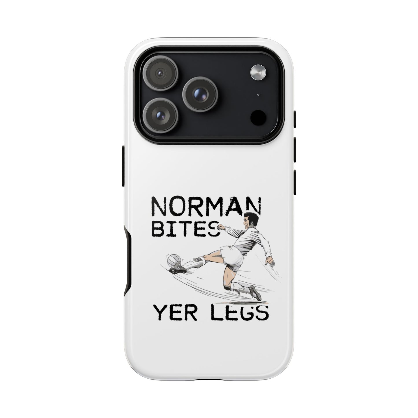 Leeds United NORMAN BITES 'YER  LEGS' Phone Case