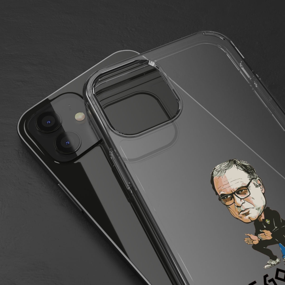 Clear Phone Case - Cartoon Bielsa the Godfather