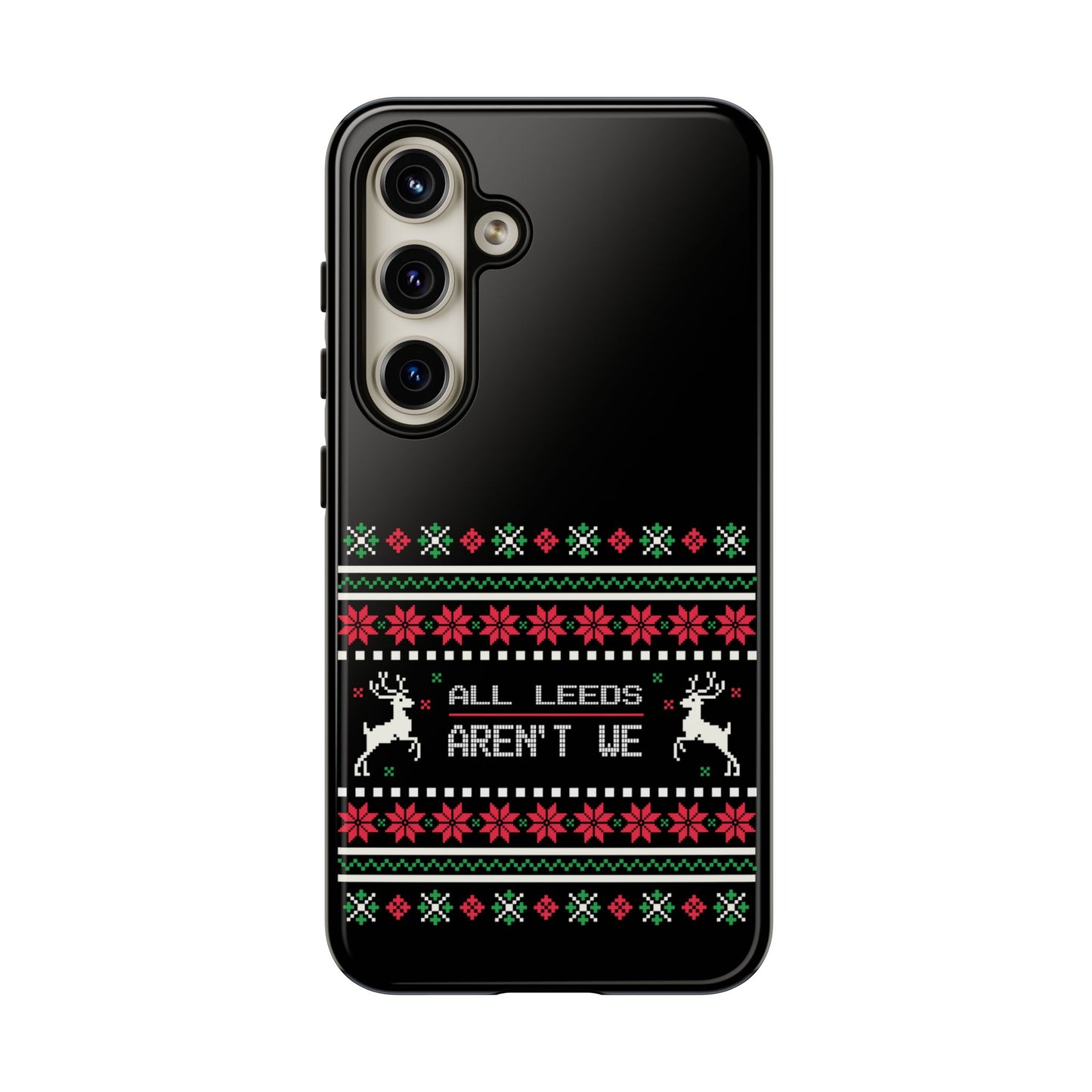 LUFC 'All Leeds Aren't We' Phone  Case: Christmas Edition