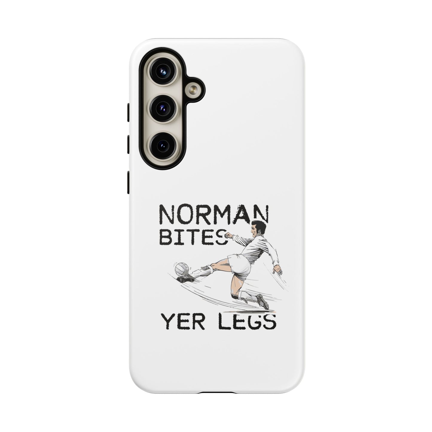 Leeds United NORMAN BITES 'YER  LEGS' Phone Case