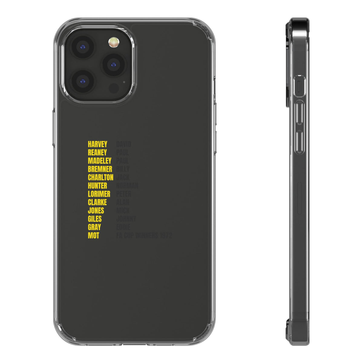 Clear Phone Case - 1972 FA Cup Winners