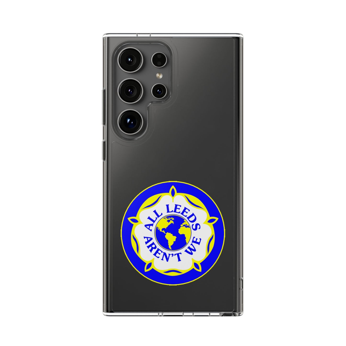 LUFC “All Leeds Aren’t We” Clear  Impact-Resistant Case