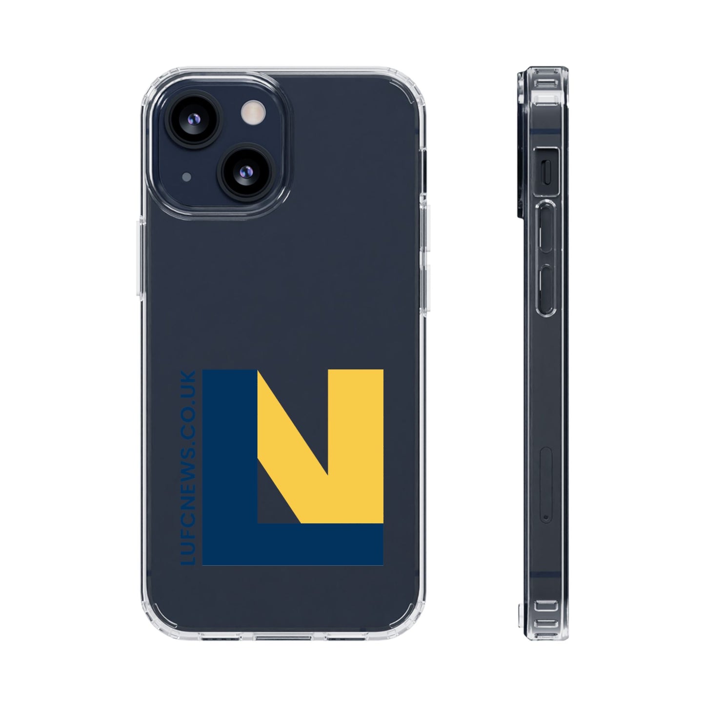 Leeds United “LUFCNEWS.CO.UK”  Clear Impact-Resistant Case