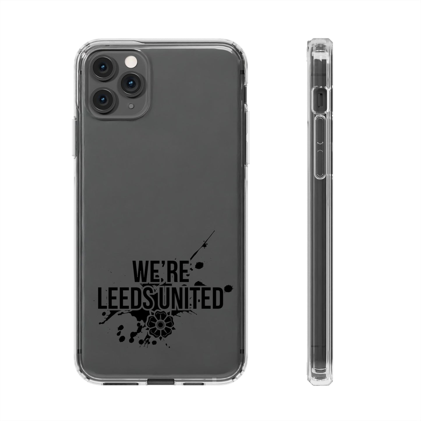LUFC “We’re Leeds United” Clear  Impact-Resistant Case