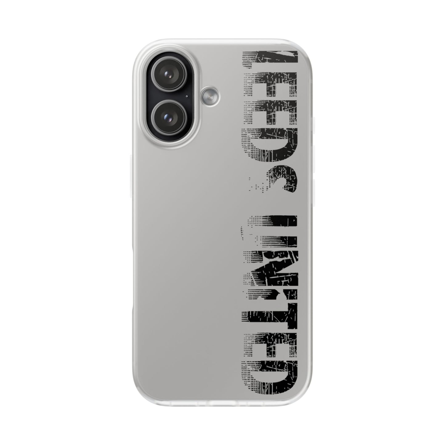 LUFC 'LEEDS UNITED' Retro  Football: Flexi Case