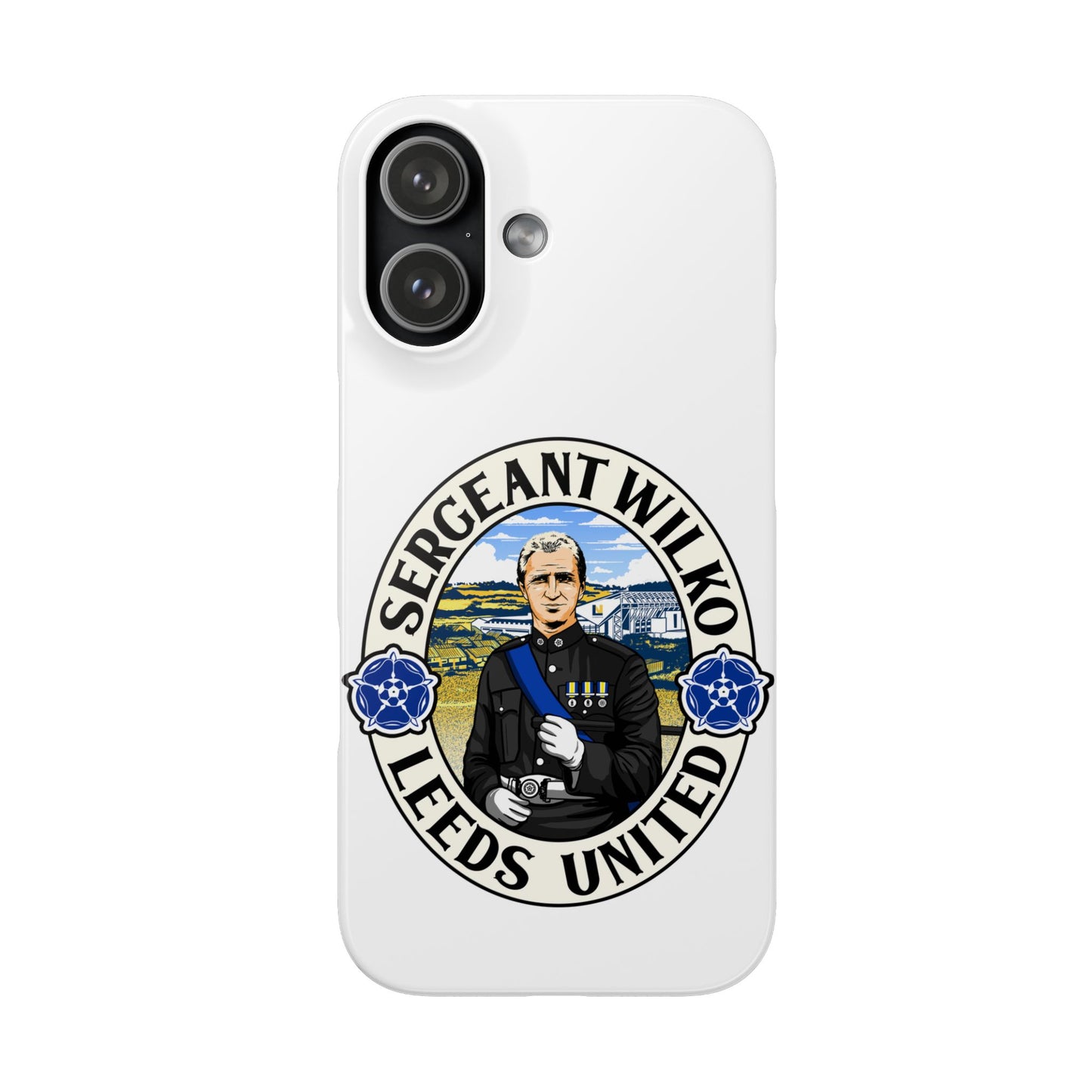LUFC "SERGEANT WILKO" Leeds  United: Snap Case
