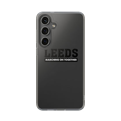Clear Impact-Resistant Phone Case  “LEEDS: Marching On Together”  Edition