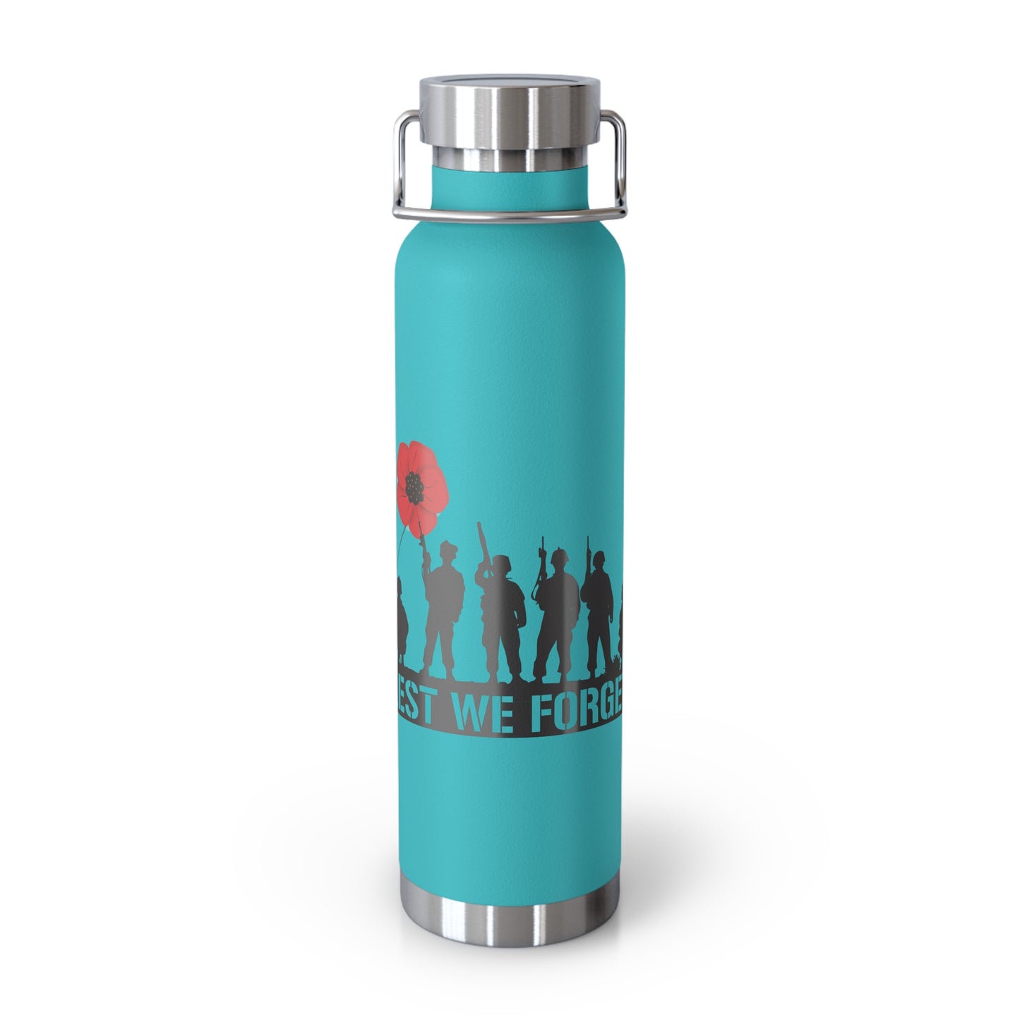 LUFC “Lest We Forget” Copper  Vacuum Insulated Bottle: Leeds  United Remembrance Edition
