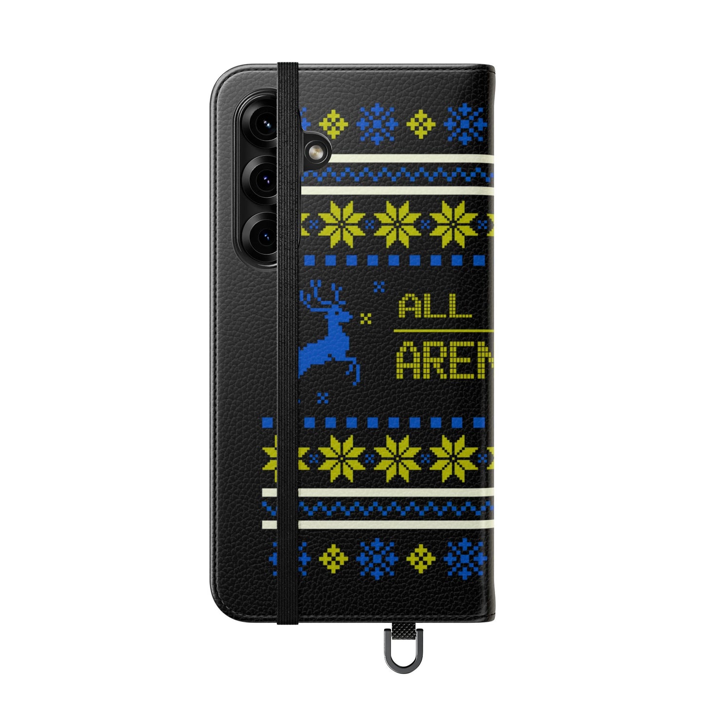 LUFC "All Leeds Aren't We" Flip Case  Phone Wallet: Christmas Edition