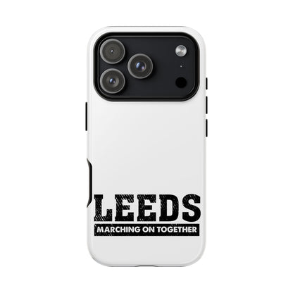 LUFC 'LEEDS: Marching On Together'  Phone Protective Cover - Lufcnews.co.uk