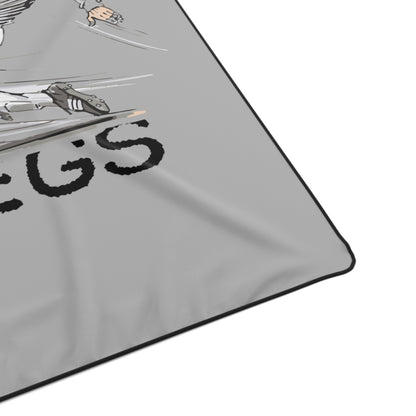 LUFC “Norman Bites Yer Legs”  Remembrance Day Snuggle Blanket:  Cozy Tribute to a Leeds Legend